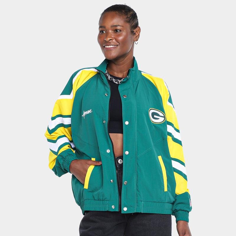 Jaqueta Old Approve X NFL Packers - Jaqueta Feminina - Magazine Luiza